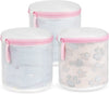 herbruikbare waszak met ritssluiting voor beha's, kleding, sokken, babykleding