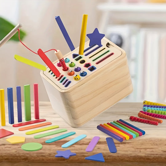 ColorSort – Houten Multifunctioneel Sorteerspeelgoed