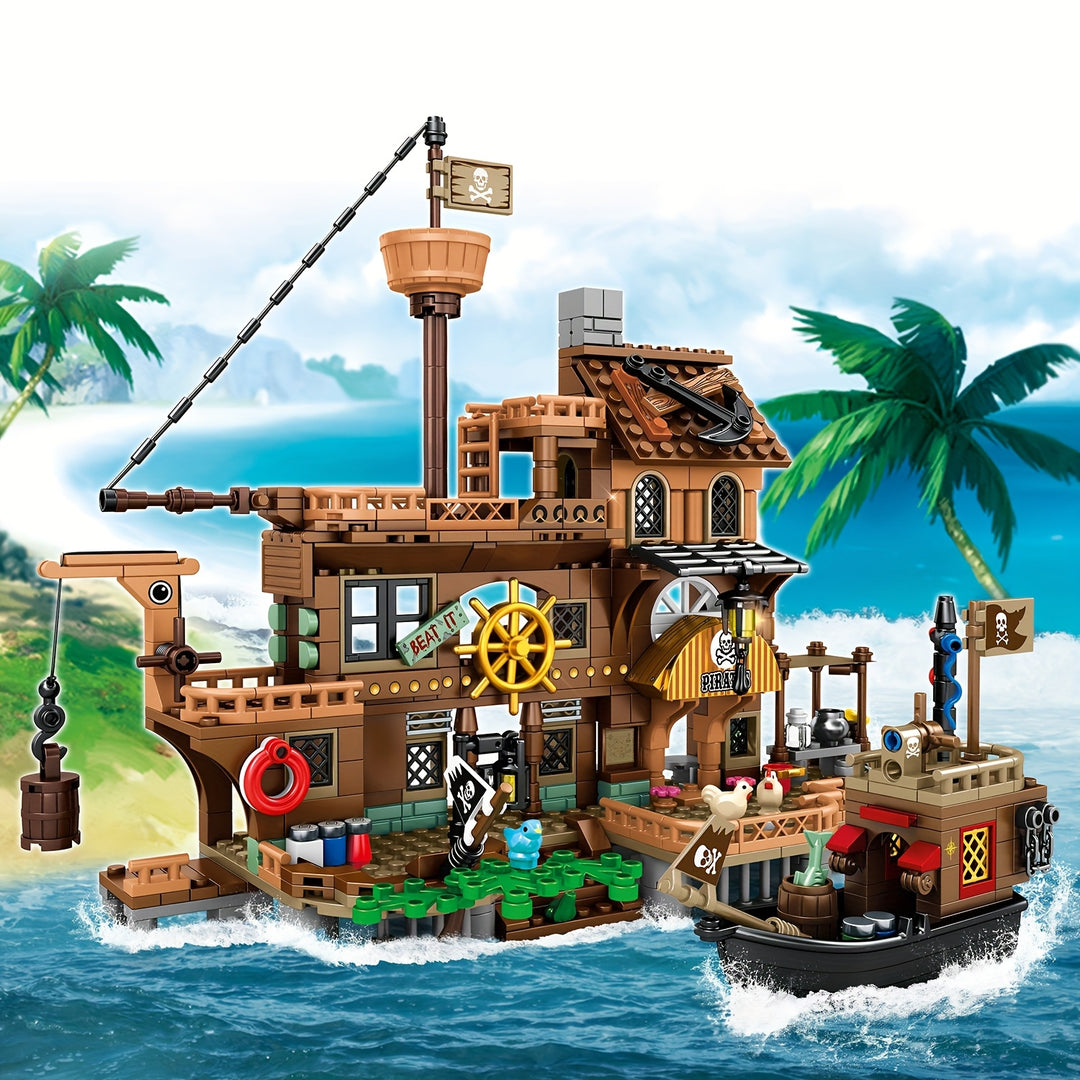 PirateForge™ – Piratenschip Bouwblokken – Avontuurlijke Constructieset