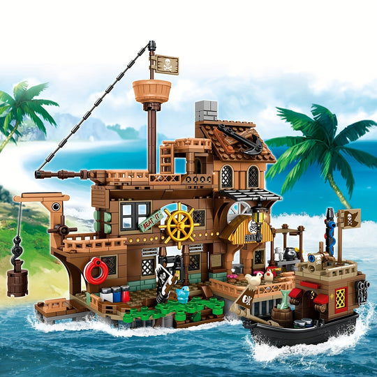 PirateForge™ – Piratenschip Bouwblokken – Avontuurlijke Constructieset