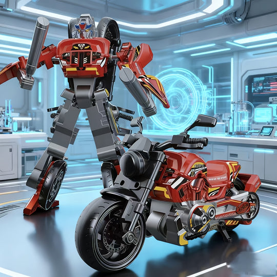 MechaMoto™ – Motorfiets & Robot Modelset
