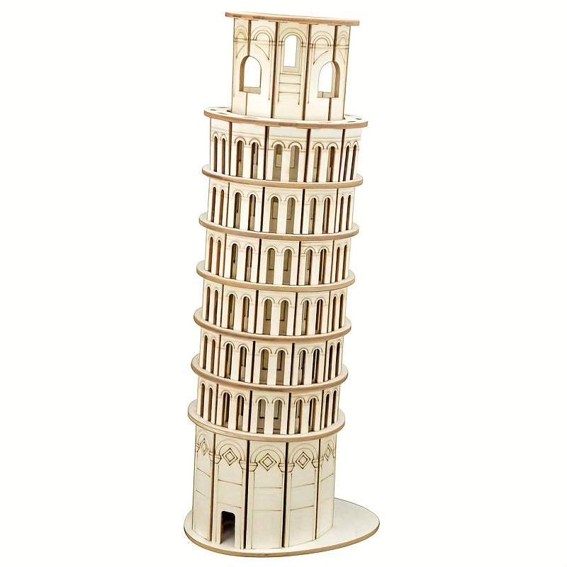 PisaCraft™ – 3D Houten Toren van Pisa Puzzel