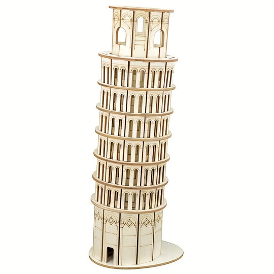 PisaCraft™ – 3D Houten Toren van Pisa Puzzel
