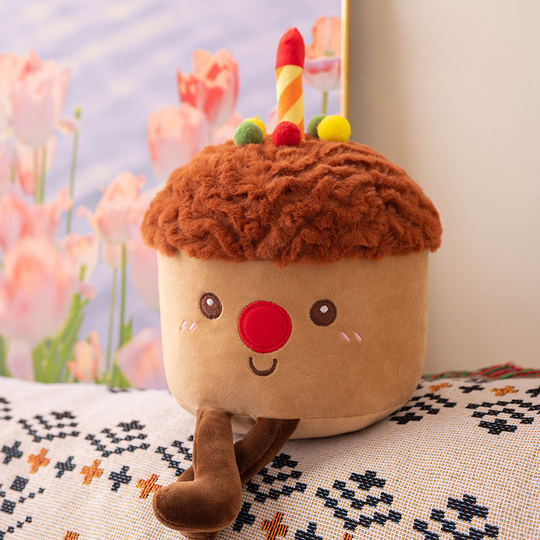 CakeCuddle™ – Pluche Verjaardagstaart Knuffels