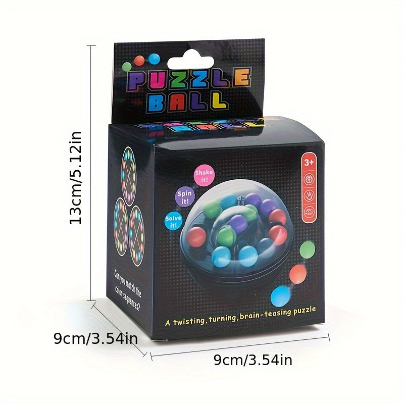 OrbitPuzzle™ – Roterende Puzzelbal met Haak voor Kinderen