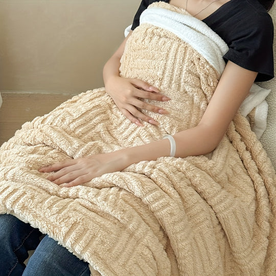 GeoSherpa™ – Omkeerbare Sherpa Deken – Verdikte Taffeta Plaid