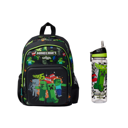PixelTrail – Middelgrote Schoolrugzak met Accessoires