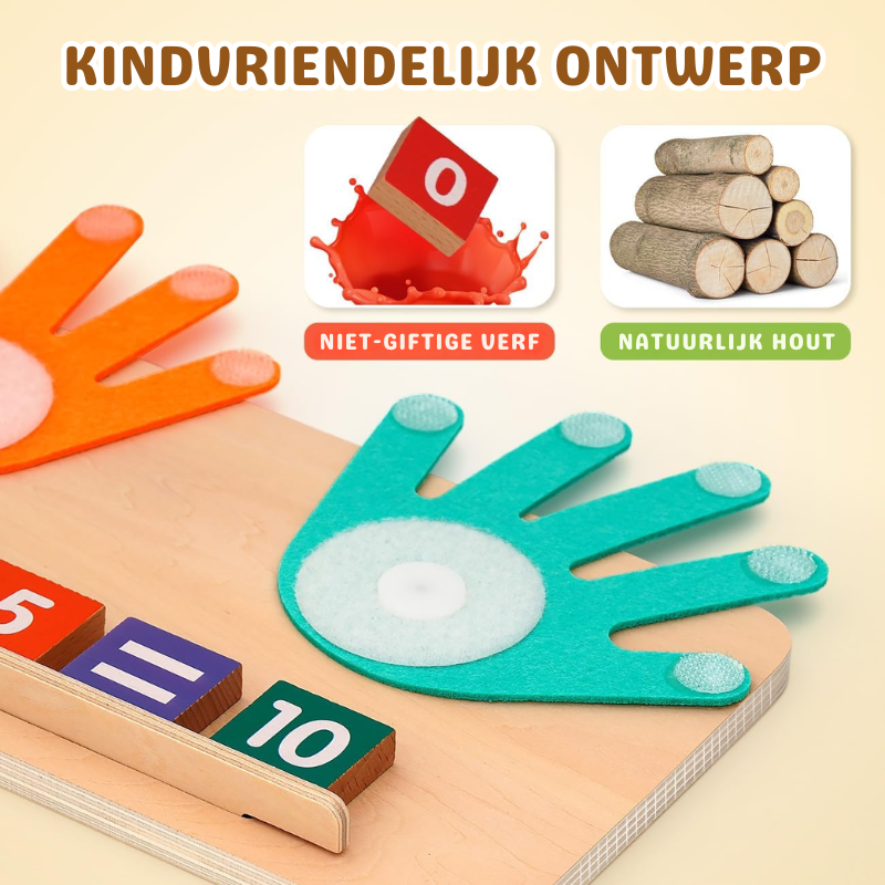 Count & Match™ Educatief Telspel – 13-delige Cijfer Set