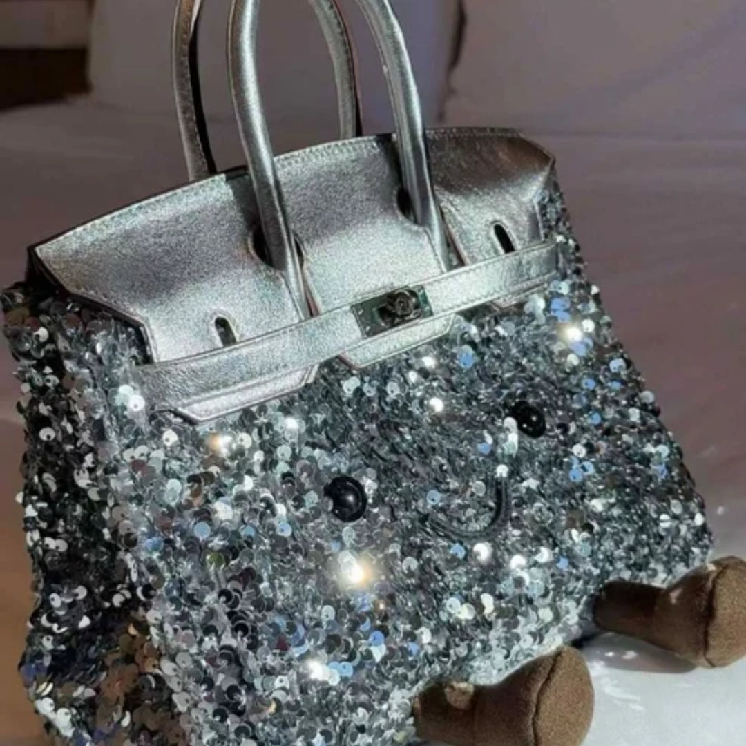 ClassicPurse – Bolsito de Peluche con Carita en Colores Clásicos