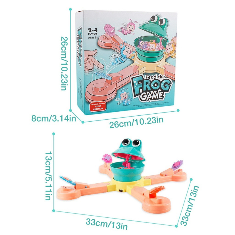 FrogCatch™ – Katapultspel met Draaiende Kikkerkop