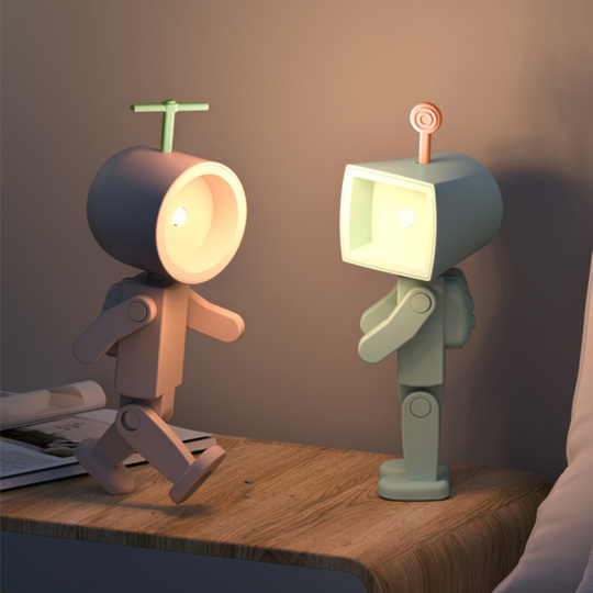 RoboGlow – Magnetische Robot Nachtlamp met Verstelbaar Design