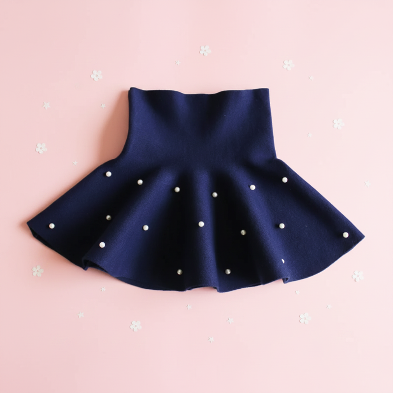 Perlette gebreide kinder rok stijl - Milo & Moon