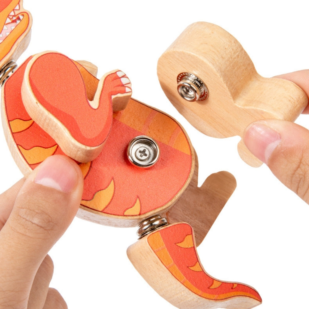 DinoBuild – Houten Dinosaurus Bouwset