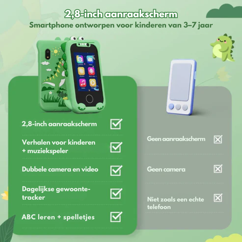 PlayTalk™ – Interactieve Kindertelefoon met Camera & Muziek