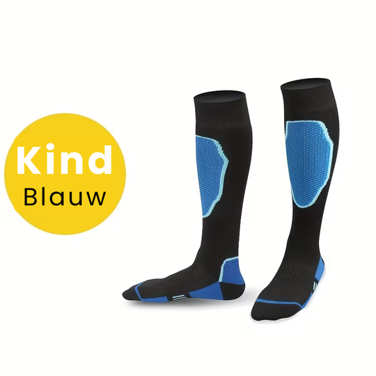 GeoSport™ – Kindersokken – Warme Ski & Outdoor Crew Socks (7–12 Jaar)