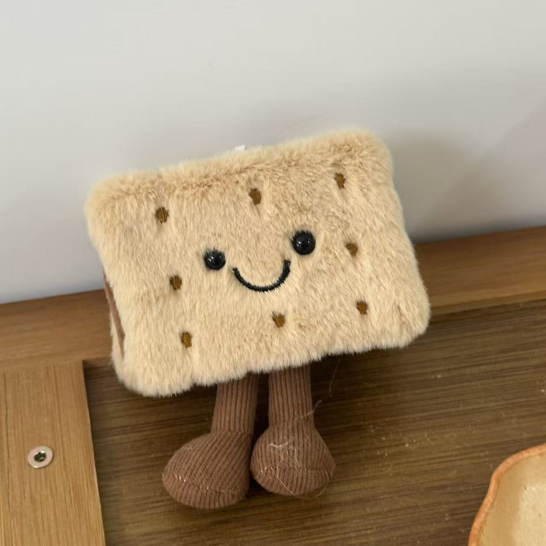 CrumbCuddle – Divertido Peluche de Panadería: Queso, Pan y Muffin