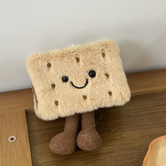 CrumbCuddle – Divertido Peluche de Panadería: Queso, Pan y Muffin