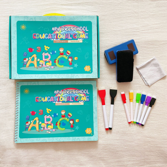 WriteSmart – Herbruikbare Engelse Schrijf & Leer Set