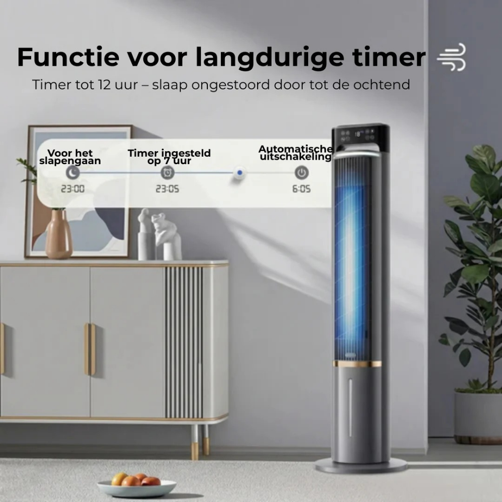CoolBreeze – Draagbare Luchtkoeler voor Slaapkamer