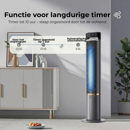 CoolBreeze – Draagbare Luchtkoeler voor Slaapkamer