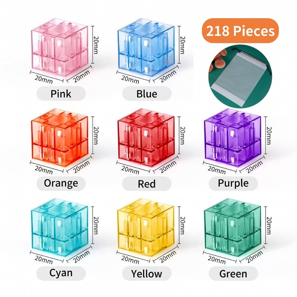 CubeMath – Transparante Magnetische Kubussen
