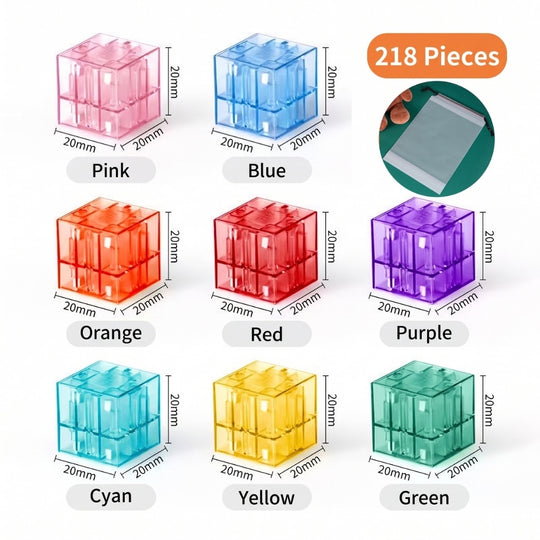 CubeMath – Transparante Magnetische Kubussen