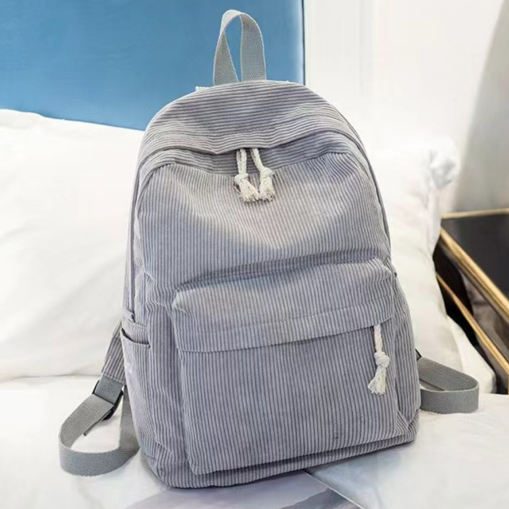 CorduroCarry – Corduroy Rugzak voor School en Dagelijks Gebruik