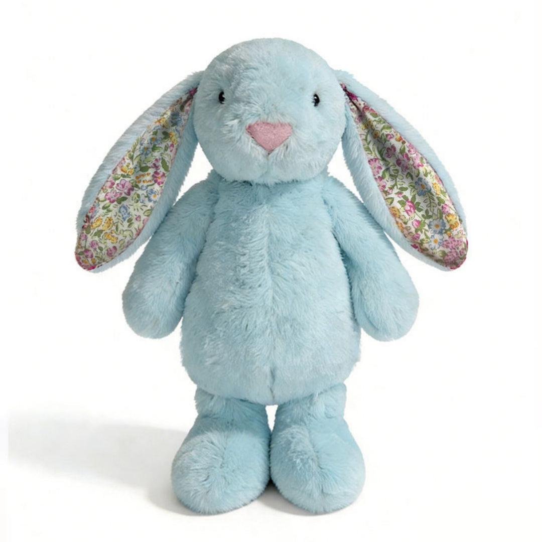 BloomBunny – Konijn Knuffel met Bloemenprint Oren