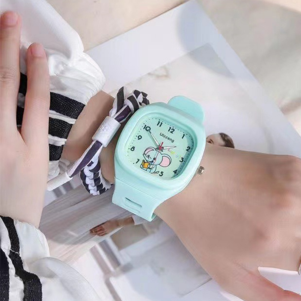 EleTime – Olifant Kinderhorloge met Siliconen Band