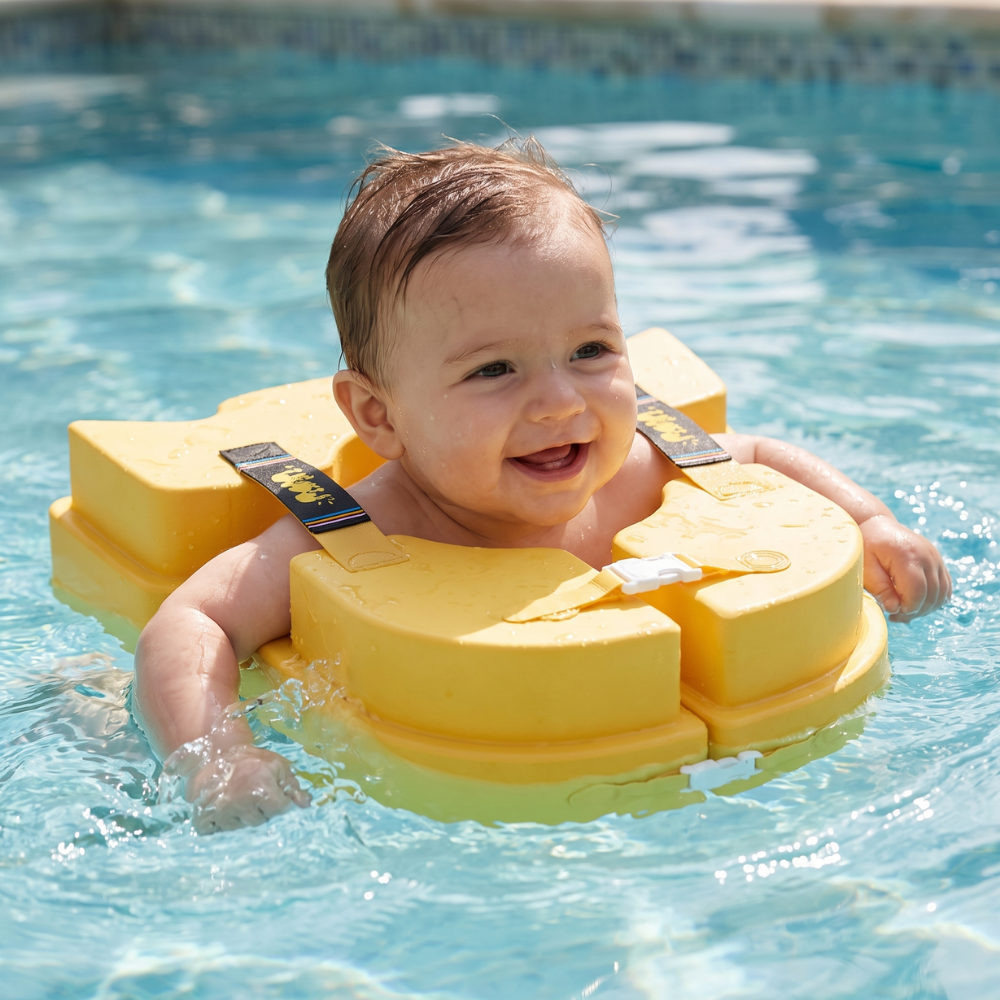 FloatNest – Niet-Opblaasbare Baby Zwemband