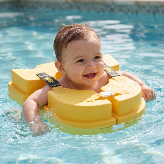 FloatNest – Niet-Opblaasbare Baby Zwemband