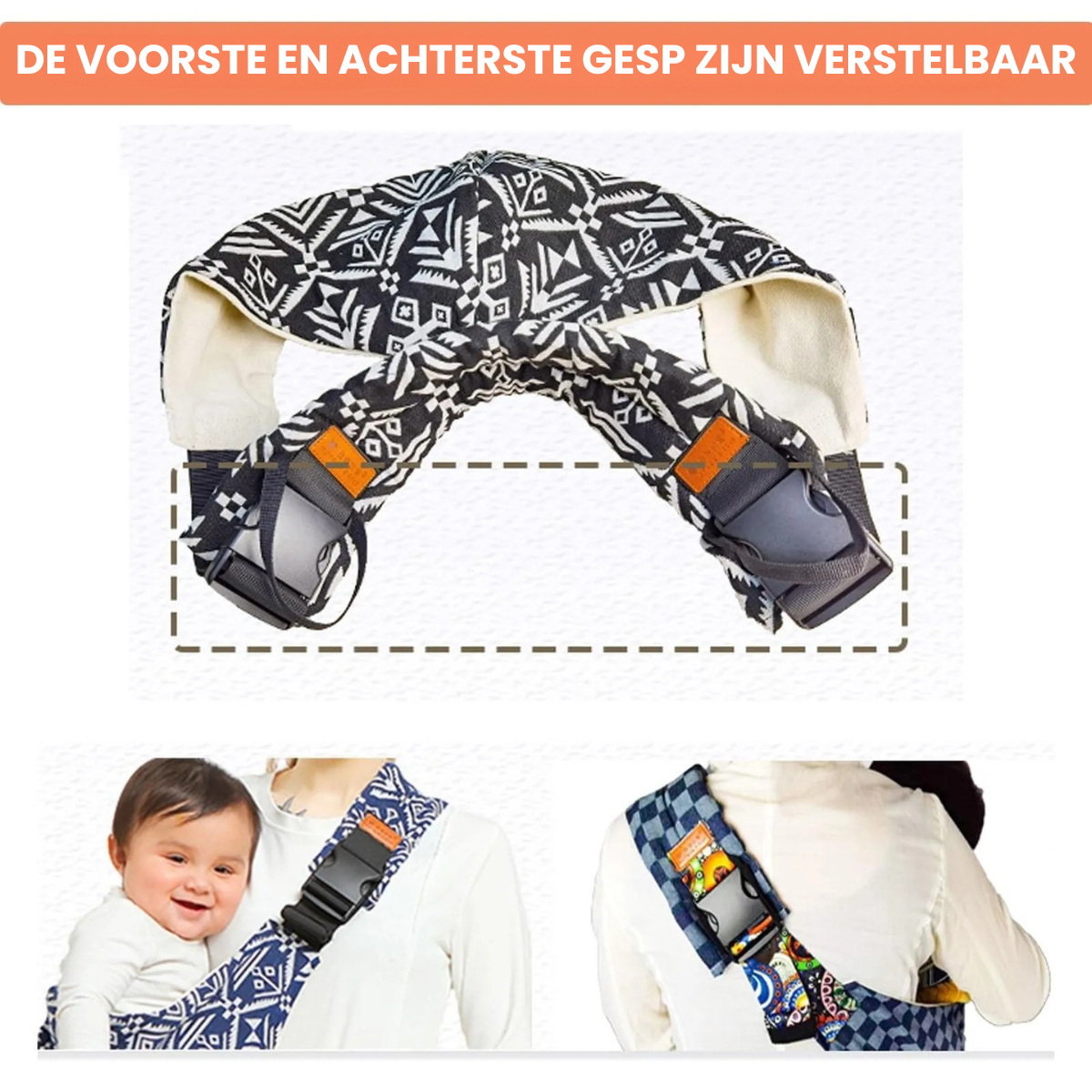 HugHop™ – De Lichtgewicht Heupdrager voor Peuters