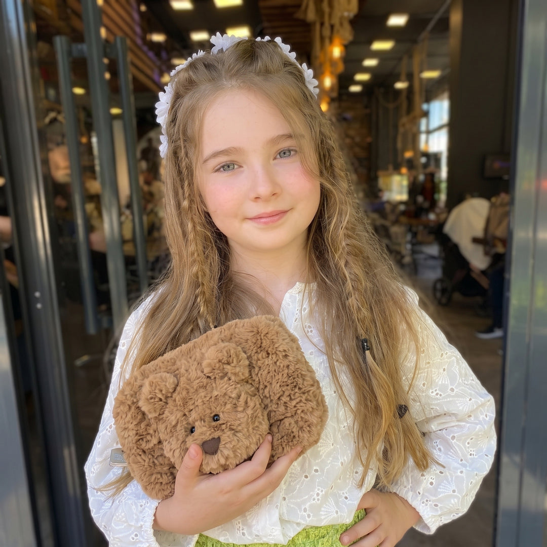 FluffyPouch – Pluche Etui met Rits voor Kinderen