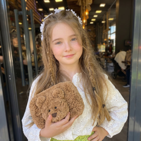 FluffyPouch – Pluche Etui met Rits voor Kinderen