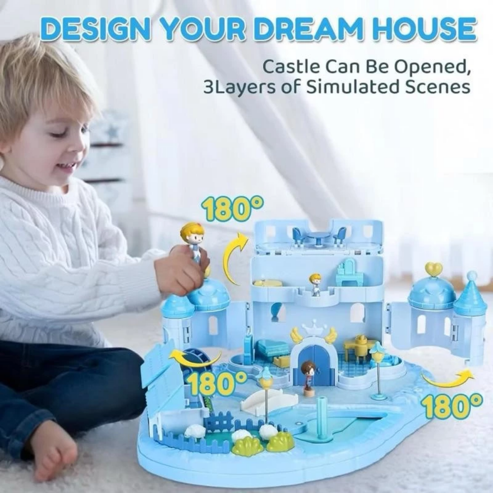 CityCastle – Magnetisch Poppenhuis met Licht en Muziek