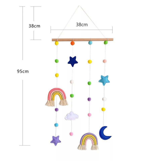 RainbowDream – Houten Regenboog Wanddecoratie
