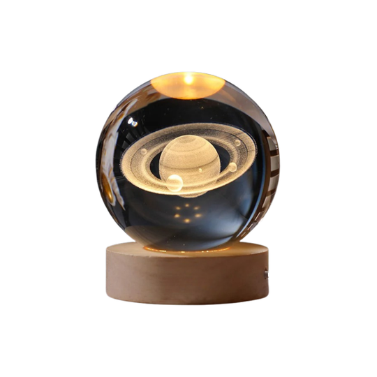DreamSphere™ – Betoverende Glaslamp met Hemelontwerp – LED Tafellamp