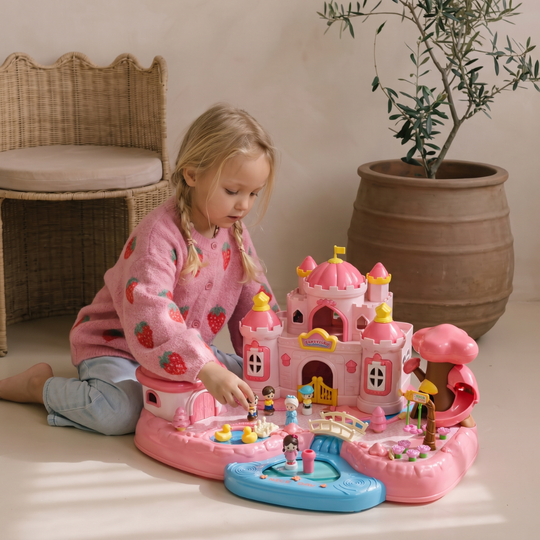 CastleDream – Magnetisch Poppenhuis met 4 Poppen