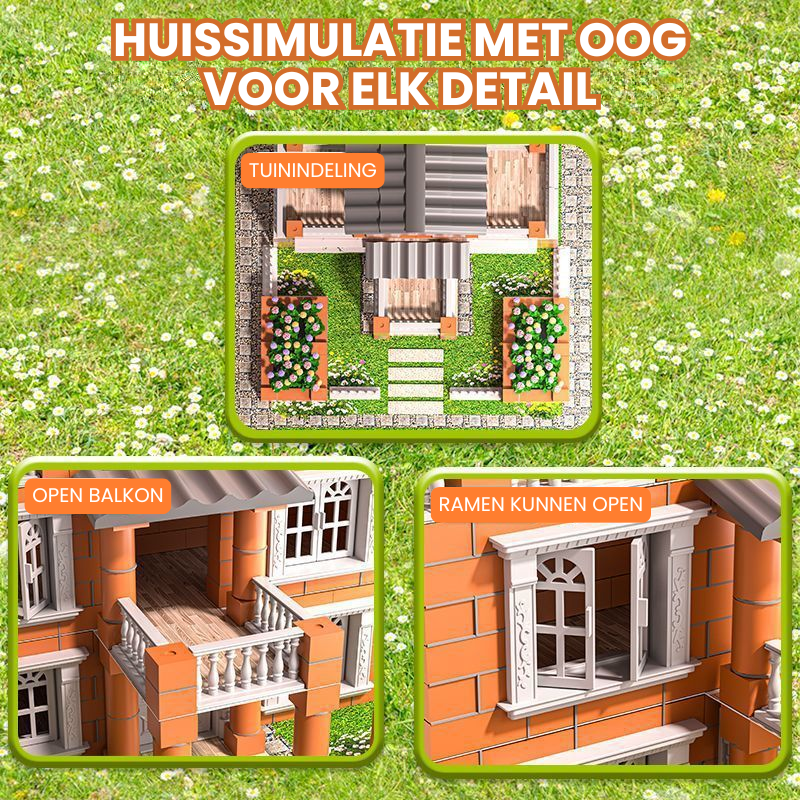 MiniMason – DIY Miniatuur Huis Bouwset