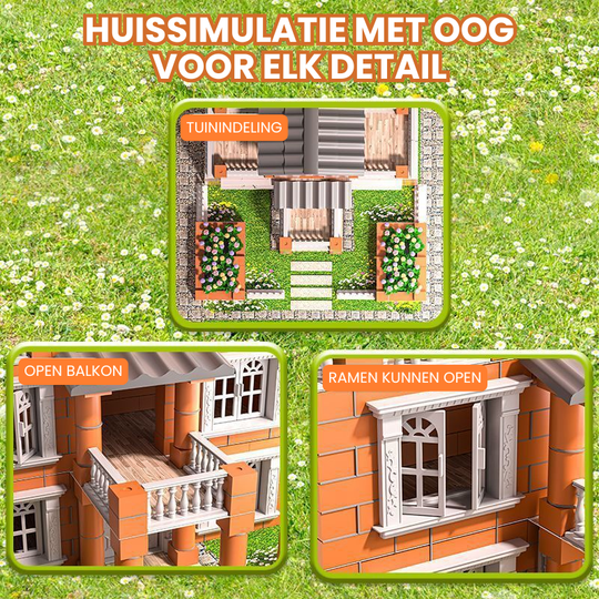 MiniMason – DIY Miniatuur Huis Bouwset