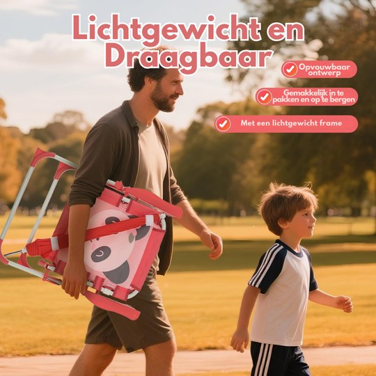 SunnySeat – Opvouwbare Kinder Strandstoel met Parasol