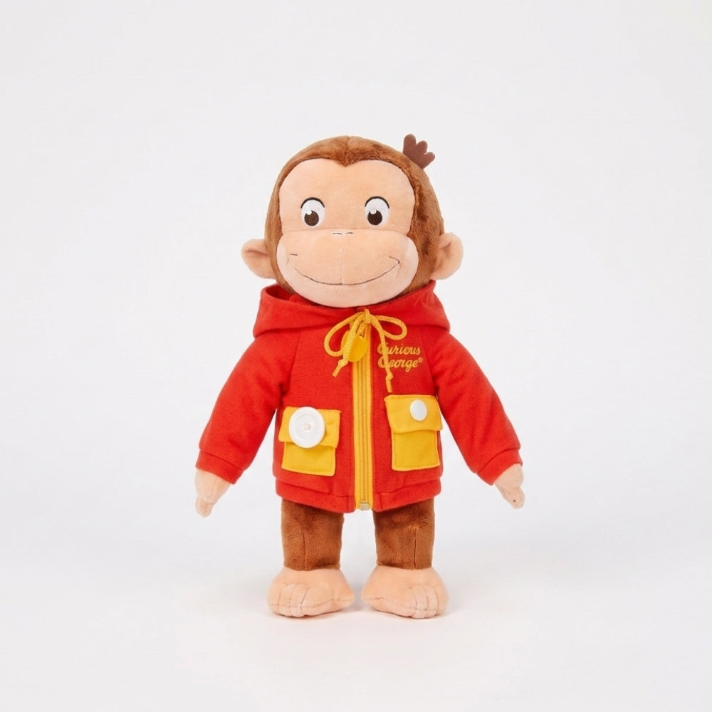 <font dir="auto" style="vertical-align: inherit;"><font dir="auto" style="vertical-align: inherit;">Livre d'images en peluche de George le singe curieux - Jouet en peluche confortable pour enfants</font></font>