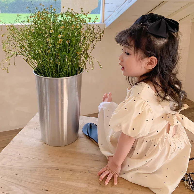 BowBloom kinderjurk met dubbele strikken - Milo & Moon