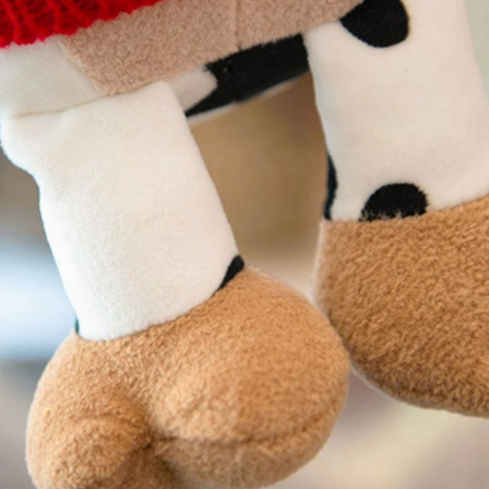 CowCuddle – Schattige Koe Knuffel met Trui & Tasje