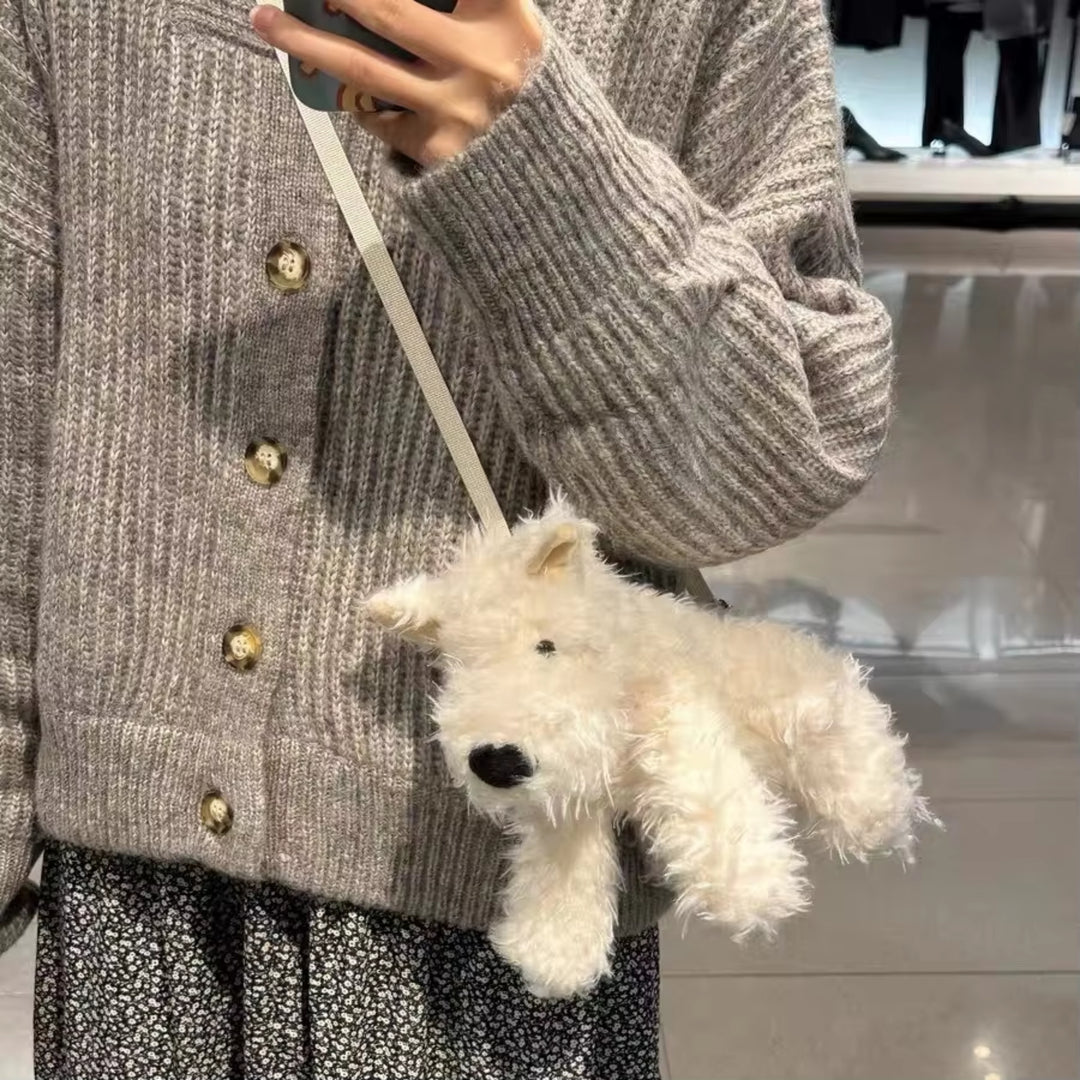 PetPurse – Pluche Dieren Schoudertasje: Puppy, Schaap & Schildpad