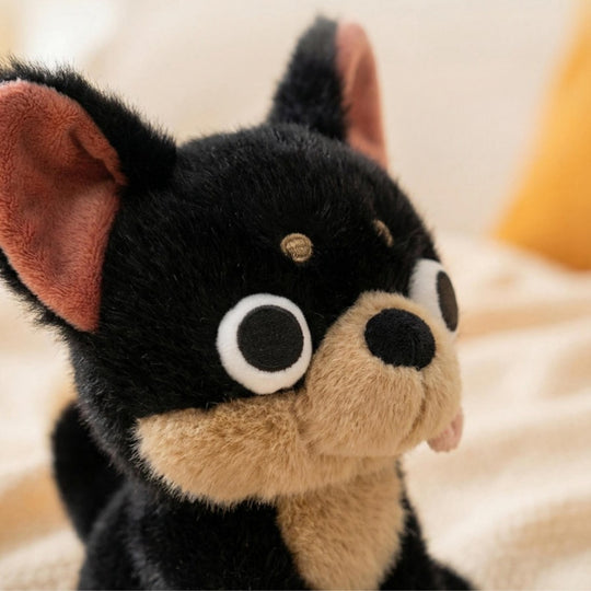 <font dir="auto" style="vertical-align: inherit;"><font dir="auto" style="vertical-align: inherit;">Poupée en peluche créative Chihuahua drôle et méchante, figurine de chiot pour bureau, cadeau d'anniversaire pour enfants</font></font>
