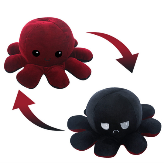MoodFlip – Omkeerbare Octopus Knuffel