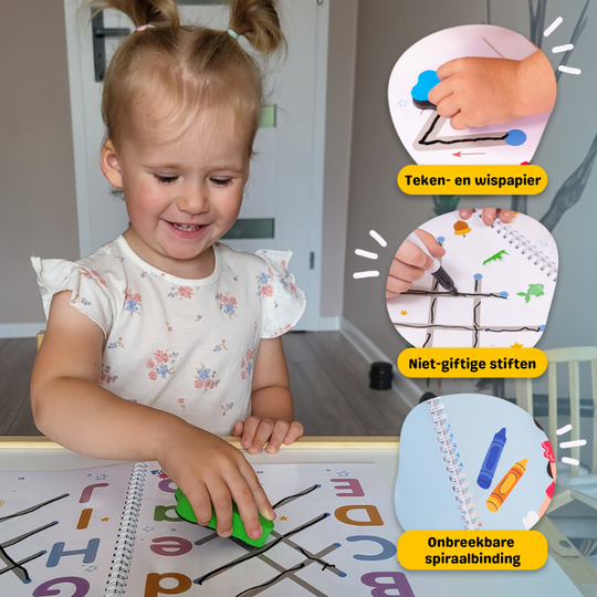 MiloLearn™ - Hergebruikbaar schrijfboek