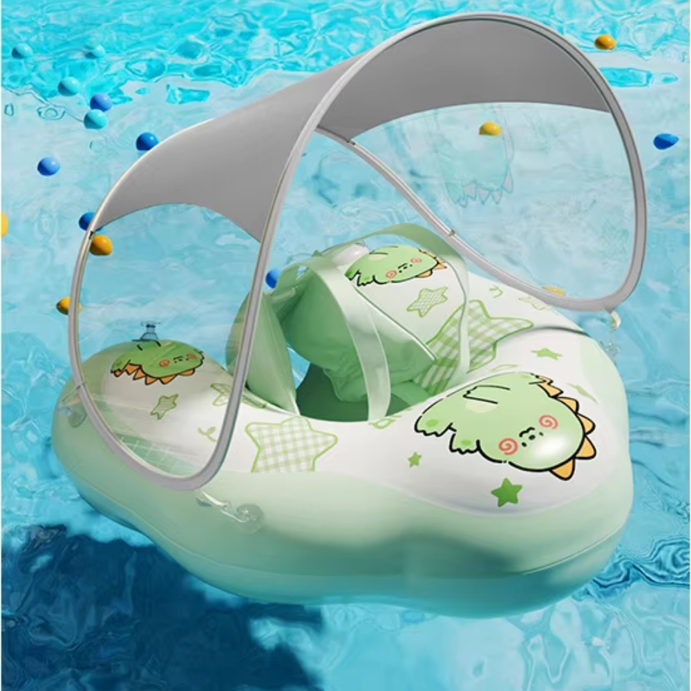 SunnyFloat – Baby Zwemband met Zonnedak
