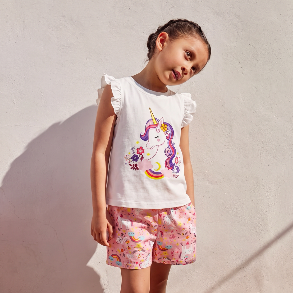 SunnySprout – Meisjes Zomerset met Ruches